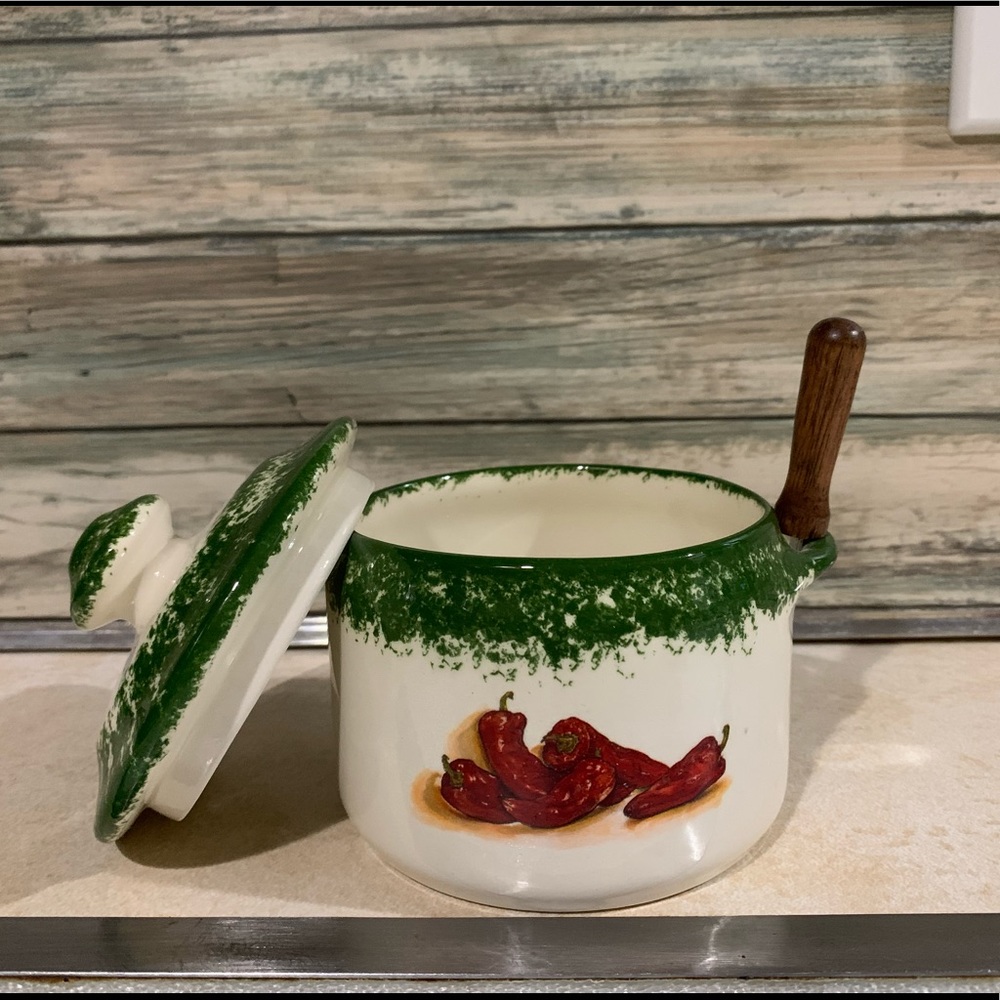 Chili 🌶 Pepper Ceramic dip bowl.